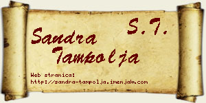 Sandra Tampolja vizit kartica